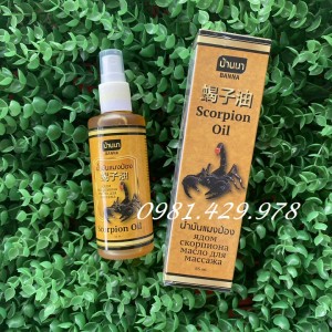 DẦU XỊT XOA BÓP BỌ CẠP BANNA SCORPION OIL - THÁI LAN